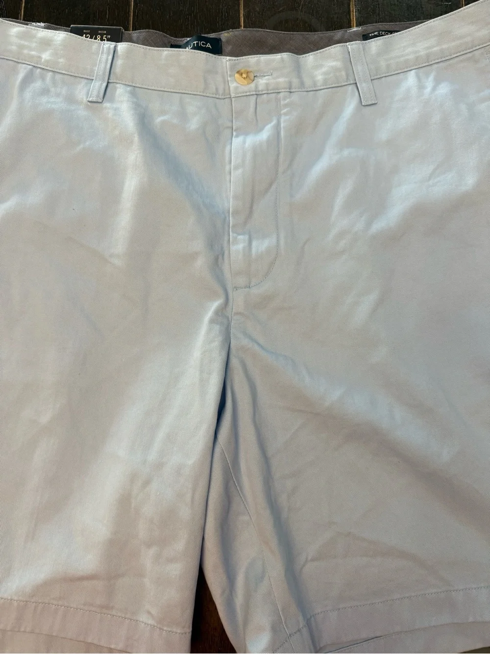 Nautica The Deck Short Men’s 42W 8.5” Classic Fit Light Blue NWT